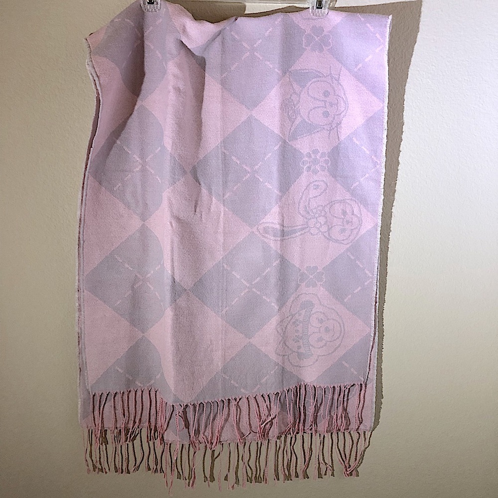 Lavender Disney Duffy, Stella Lou & Gelatoni Scarf